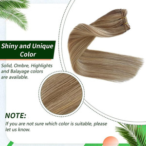 AngelBella trama legata a mano 14-32 pollici 100G cucire le estensioni dei capelli 18/60 <span class=keywords><strong>biondo</strong></span> <span class=keywords><strong>cenere</strong></span> a <span class=keywords><strong>biondo</strong></span> platino estensioni trame capelli umani - Product Image 4