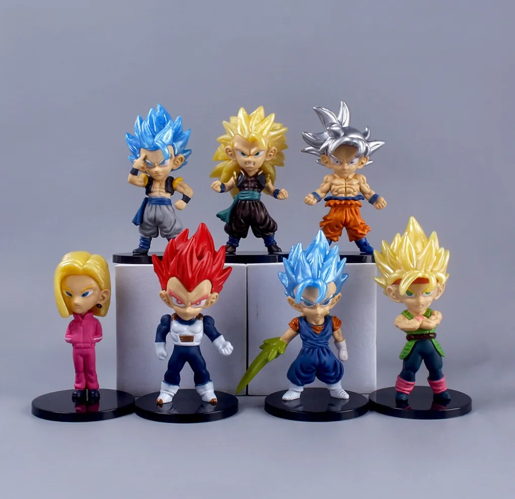 QC Toy Brand Japanische Anime-Modells ammlung Spielzeug Anime Dragon Balls Goku Vegeta Vegeta Anime Action figur