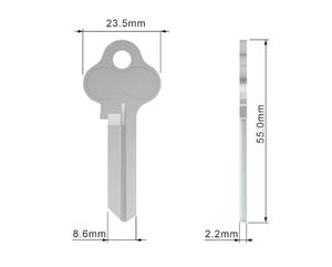 ONELUS 2024 Hot Sellers Système de verrouillage de clés d'ordinateur en laiton en forme de 8 facile à installer Dispositif de sécurité à domicile avec cylindres de clé à 3 clés - Product Image 2
