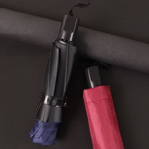 Parapluie de soleil et de pluie double en vinyle, extra large, pliable, à commande manuelle, pour hommes, protection contre la pluie pour 2-3 personnes, idéal pour les affaires - Product Image 2
