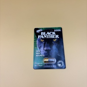 High Grade Black Panther Capsule Black Panther 500k Curated Herbal <b>Blend</b> Capsule One Serving Adult Male Daily Nutrition Care - Product Image 1