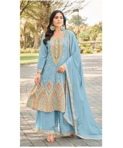 Salwar Kameez di Design Indiano e Pakistano, Ultima Collezione Esclusiva di Alta Qualità, Abbigliamento Indiano Elegante per Donne, Abiti da Sposa - Product Image 5
