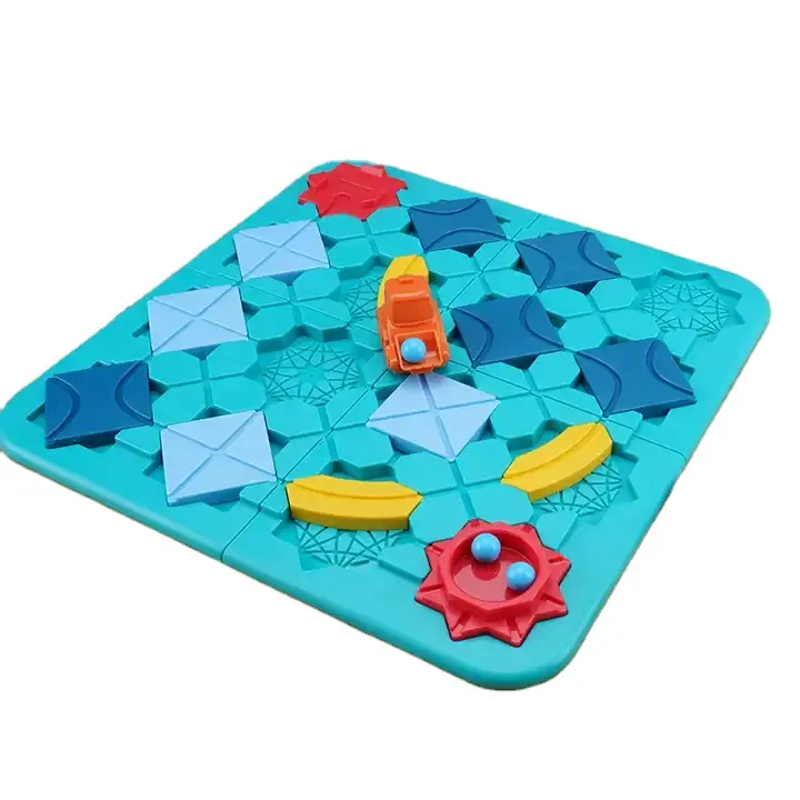 2023 vente chaude 118 défis enfants jouets éducatifs jouets logiques constructeur de routes jeu de labyrinthe jeu de construction de routes