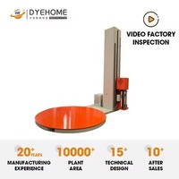 Équipement entièrement automatique Machine d'emballage de palettes Machine d'emballage de palettes avec emballage de film étirable à l'échelle