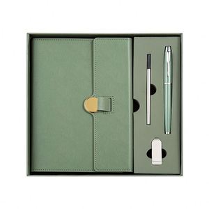 Promotion Personalized Black Embossed Creative Design Modern Paper Business Stationery Notebook Gift Set Giveaways <b>Graduation</b> - Product Image 1