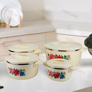 Yjm2978a công suất 1 + 2 + 4 + 6L nhà máy hotsale bề mặt in lẩu Bộ thực phẩm ấm hơn foodwarmer container lẩu thực phẩm ấm hơn Bộ - Product Image 2