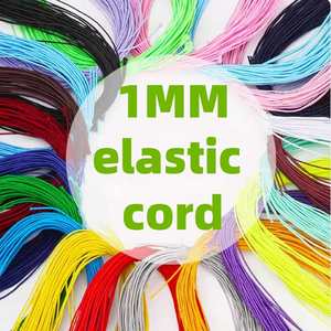 Cordón Elástico de 1 mm para Abalorios, 8 Rollos, 210 Yardas, Hilo Elástico para Hacer Joyas, Pulseras, Collares, Manualidades, Multicolor - Product Image 3