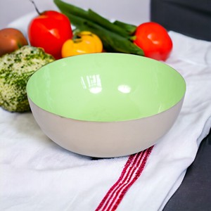 Bol à soupe en fer au design moderne Émail personnalisé Ustensiles de cuisine décoratifs pour la maison Plusieurs tailles et couleurs - Product Image 6