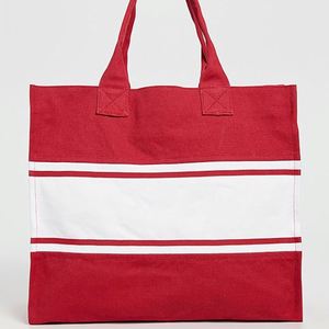 <b>Large</b> Capacity Women's Canvas Tote <b>Bag</b> Custom Embroidered Logo DIY Weekender Travel <b>Beach</b> Shopping Cotton Canvas Summer Open - Product Image 1