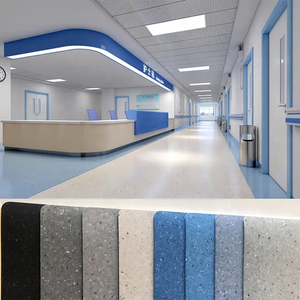 Venta al por mayor rollo de suelo de vinilo antiestático PVC vinilo homogéneo Hospital linóleo rollo conductor Hospital suelo de PVC - Product Image 2