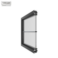 Porte double extérieure en verre à rupture de pont thermique en alliage d'aluminium, émaillée blanche, style arche française, luxe léger, pour salon