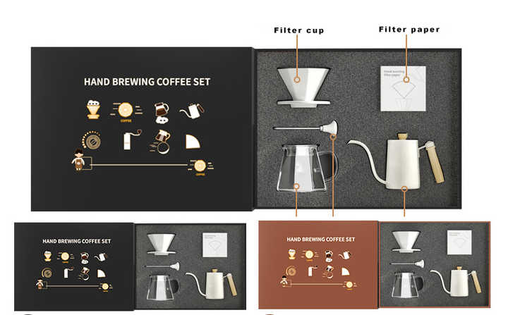 Coffee Gift Sets Cold Brew Coffee Maker Drip Pour Over Set Kit Coffee Sets