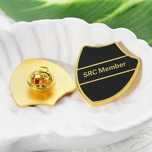 Pins <span class=keywords><strong>de</strong></span> Solapa Personalizados con Logotipo, Letras 2D, Chapados en Oro, <span class=keywords><strong>de</strong></span> Aleación <span class=keywords><strong>de</strong></span> Zinc, Esmalte Duro, para Regalo o Premio <span class=keywords><strong>de</strong></span> Club - Product Image 2