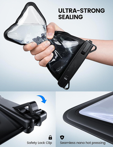Borsa universale a doppia borsa impermeabile custodia per telefono Touchscreen IPX8 borsa impermeabile per cellulare - Product Image 6