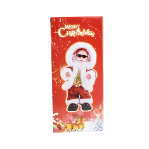 Nouveauté Cadeaux de Noël drôles Chapeaux mobiles portant des lunettes de soleil Musique électrique Père Noël - Product Image 6