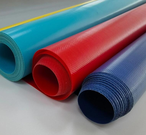 Tissu en bâche <span class=keywords><strong>PVC</strong></span> imperméable <span class=keywords><strong>pour</strong></span> auvents et tentes, résistant aux UV, style uni, enduit de <span class=keywords><strong>PVC</strong></span> - Product Image 5