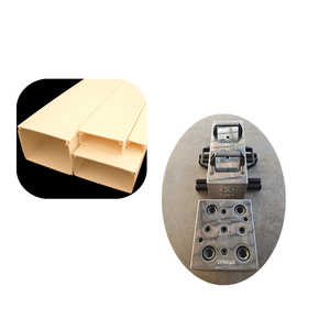 Goulotte de câblage en PVC blanc massif de marque ZhongJie 40x25mm, moulée par extrusion, pour gestion des câbles électriques - Product Image 1