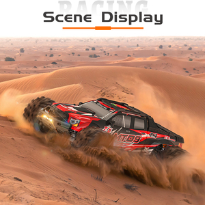 Camion RC 4x4 haute vitesse avec moteur brushless, ESC 130A, transmission métallique, télécommande 2,4 GHz pour course tout-terrain, chargeur expert inclus - Product Image 6