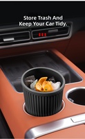 Support de parapluie de voiture en silicone inodore en gros, poubelle de voiture multifonctionnelle étanche, organisateur de rangement pour porte de voiture