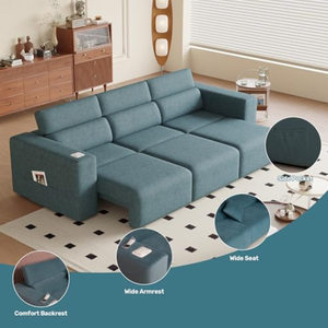 Canapé inclinable électrique 3 places modulaire avec recharge sans fil, canapé inclinable pour salon, home cinéma - Product Image 5