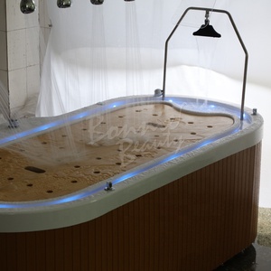 Table de douche moderne pour spa capillaire avec plusieurs buses et bras réglable pour salle de bain - Product Image 3