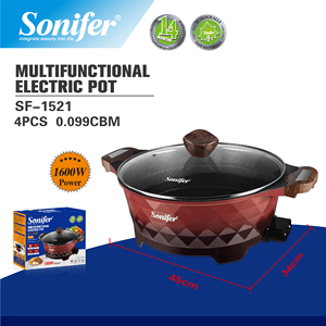 Sonifer SF-1521, grande capacité, cuve intérieure antiadhésive, contrôle précis de la température, marmite électrique multifonctionnelle pour la cuisine familiale - Product Image 4