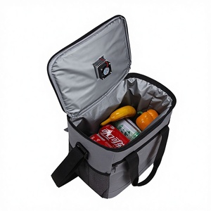 Sac isotherme OEM en aluminium grand format pour voiture, 12V, avec accumulateur de froid pour boissons et collations, idéal pour les longs trajets - Product Image 1