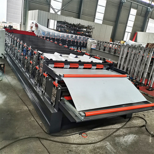 Metal Roof Panel Sheet Corrugated Iron Roofing Sheet Making Machine Double Layers Roofing Panel Roll Making Machine - Product Image 4