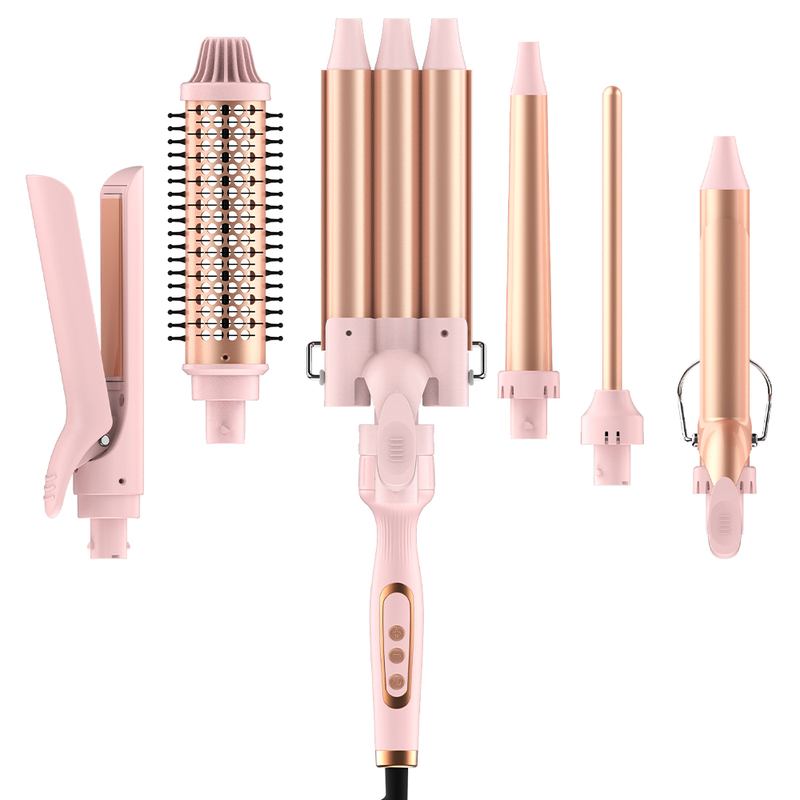 Customizable 6 in 1 Interchangeable Curling