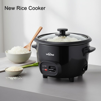 Mini cuiseur à riz électrique, petit cuiseur multifonction portable avec couvercle en verre, cuiseur à riz automatique pour usage domestique