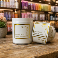 Autocollants personnalisés en vinyle, estampage à chaud or, imperméables, pour emballages de parfums, cosmétiques et produits de beauté
