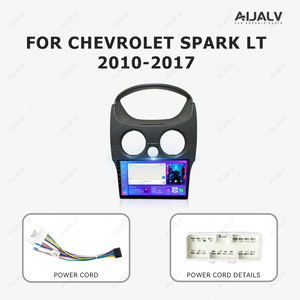 Autoradio pour CHEVROLET Spark Matiz, Cadre de Façade Radio Adapté pour CHEVROLET SPARK LT 2010-2017, Panneau Stéréo DVD GPS et Accessoires de Voiture - Product Image 2