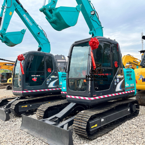 Kobelco เครื่องขุด SK75ขนาดเล็ก7ตัน8ตันรถขุดตีนตะขาบใช้ kobelco 75รถขุด - Product Image 1