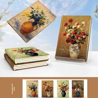 Nuevo Producto: Cuaderno A5 de Tapa Dura con Páginas Coloridas y Decorativas, Libreta de Alta Calidad con Estampado Dorado, Diario, Regalo