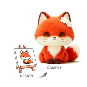 Thiết Kế Mới Phim Hoạt Hình Thỏ Fox Tùy Chỉnh Đồ Chơi Sang Trọng Dễ Thương Thú Nhồi Bông Đồ Chơi Búp Bê Mềm Tùy Chỉnh Thú Bông Cho Trẻ Em Món Quà Sinh Nhật - Product Image 1