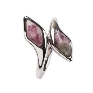 แหวนเงินแท้ 925 ประดับอัญมณี งานฝีมืออิตาลี สไตล์วินเทจ สำหรับผู้หญิง ประดับคริสตัลและเพชรเทียม เหมาะสำหรับเป็นของขวัญวันครบรอบ - Product Image 1