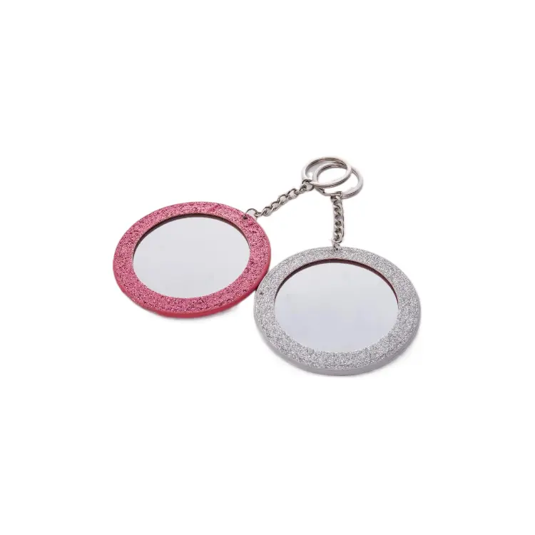 High quality hot selling around the world keychain compact mirror