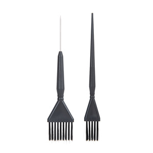 Black Hair Dye <b>Brush</b> 22cm 21.2cm Stainless Steel Nylon Bristles For Home Coloring DIY Use - Product Image 2