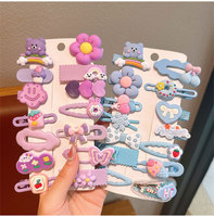 Ensemble de 14 pinces à cheveux pour filles, pinces à cheveux arc-en-ciel scintillantes pour enfants et adolescents, accessoires de cheveux mignons, vente en gros, boîte cadeau