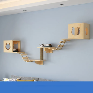 YS-Wholesale 2024, structure d'escalade pour <span class=keywords><strong>chat</strong></span>, griffoir pour <span class=keywords><strong>chat</strong></span>, panneau mural en bois, poteau en sisal, jouet pour animaux de compagnie, plateforme de saut, mobilier mural pour <span class=keywords><strong>chat</strong></span> - Product Image 6