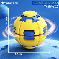 Juguete Antiestrés Luminoso en Forma de Rábano, Estilo TikTok, Bola Giratoria, Colorido, Ideal para Promociones