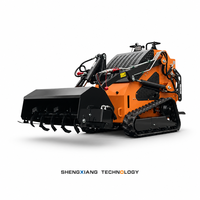 Harga Terbaik Compact Skid Steer Loader T460 Diesel Euro 5 Emission dengan Quick Attach Bucket Dijual di Alibaba International