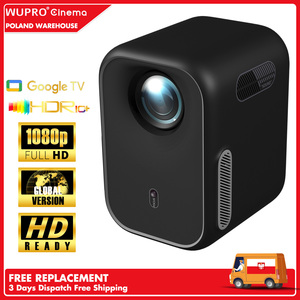 Hot Design Wupro Portable Video Projector 1080p 4K Supported 200 ISO Lumens <b>Mini</b> Proyector Smart Google <b>TV</b> LCD Portable Video - Product Image 1