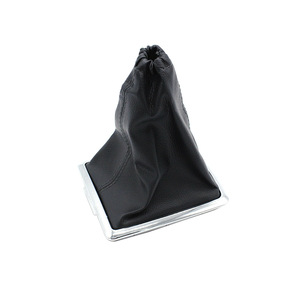 Funda de Palanca de Cambios para Ford Focus, Cuero Negro, 13.5X12.5 Cm, Cubierta para Transmisión Manual - Product Image 5