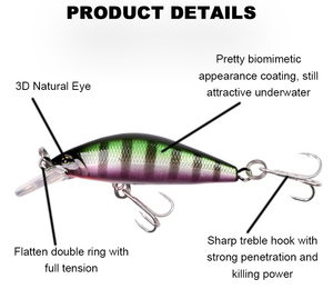 Guosong en stock hundimiento Flydiver <span class=keywords><strong>agua</strong></span> <span class=keywords><strong>salada</strong></span> que hace suministros ojos 3D Señuelos de Pesca cebos artificiales - Product Image 3