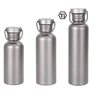 Botella <span class=keywords><strong>de</strong></span> Agua Deportiva <span class=keywords><strong>de</strong></span> Titanio Puro con Acabado Arenado, Ligera, Taza <span class=keywords><strong>de</strong></span> <span class=keywords><strong>Camping</strong></span> Portátil, Taza <span class=keywords><strong>de</strong></span> Viaje para Ciclismo al Aire Libre, Apta para Líquidos Calientes - Product Image 1