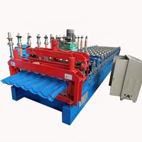 Machine de formage de rouleaux de feuilles IBR pour carreaux émaillés de haute qualité, presse à toit trapézoïdale à Double couche, Machine de formage de rouleaux
