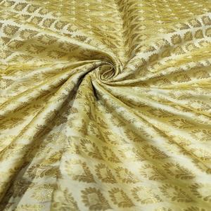 Tela Brocada Ligera y Transpirable de Diseño, Textil Tejido con Patrón de Lujo para Prendas de Moda, Blusas, Lehengas, Manualidades y Costura - Product Image 1