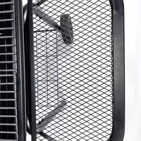 Kit de rôtissoire électrique moderne pour fêtes en extérieur, barbecue à charbon de bois en acier avec poulet rotatif