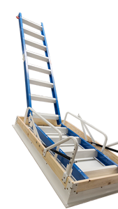 Trọng lượng nhẹ nhỏ gọn nhôm hiện đại gác mái Thang nặng không gian tiết kiệm cầu thang gác xép với tải trọng tối đa 300kgs - Product Image 2